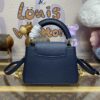 Replica Loius Vuitton Capucines Dark Blue - premium superclone handbag
