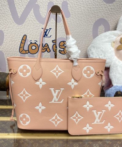 Replica Louis Vuitton Neverfull MM Apricote - high-end replica designer purse