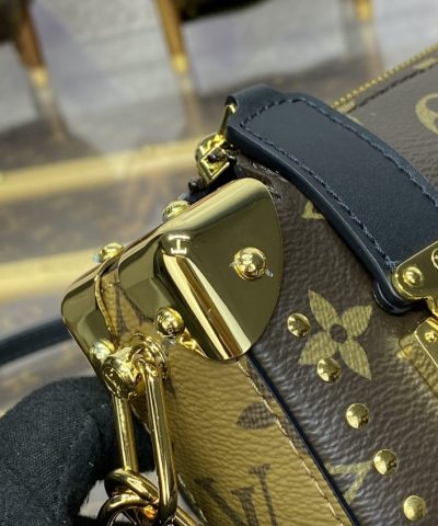 Replica Louis Vuitton Slim Trunk Brown - premium superclone handbag