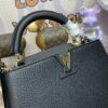 Replica Loius Vuitton Capucines Full Black - affordable luxury replica bag