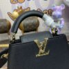 Replica Loius Vuitton Capucines East West Black