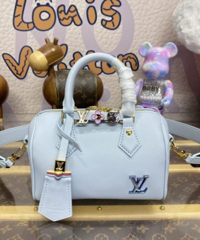 Replica Louis Vuitton Speedy 18 Sky Blue - 1:1 premium replica handbag