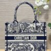 Replica Dior Tote Book Blue Tiger