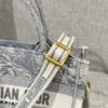 Replica Dior Tote Book Mini Grey Tiger