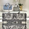 Replica Dior Tote Book Black&White Sun - 1:1 premium replica handbag