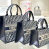 Replica Dior Tote Book Cd Canvas&Leather - high-quality designer bag dupe