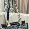 Replica Dior Tote Book Blue Tiger Leather - 1:1 premium replica handbag