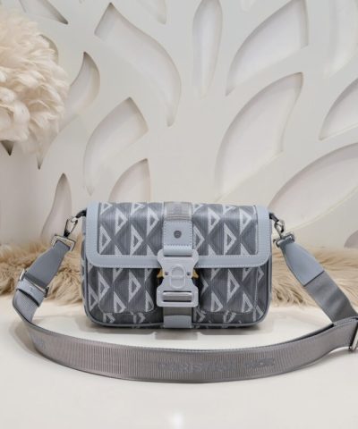 Replica Dior Hit The Road Messenger Bag Grey - high-quality designer bag dupe