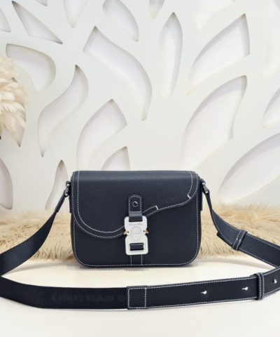 Replica Dior Saddle Messenger Bag Black