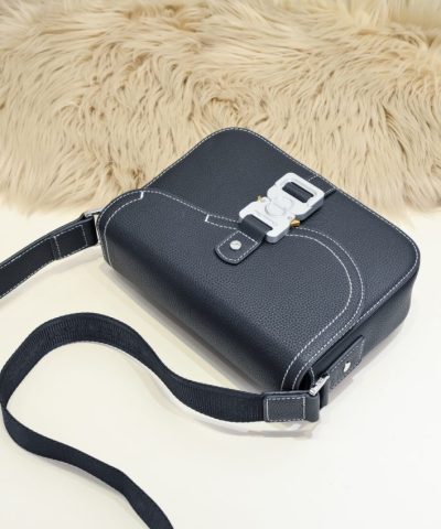 Replica Dior Saddle Messenger Bag Black - 1:1 premium replica handbag