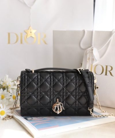 Replica My Dior Top Handle Bag Black