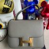 Replica Hermès Constance 18Cm Grey - 1:1 premium replica handbag