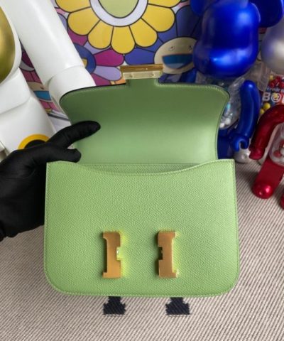 Replica Hermès Constance 18Cm Light Green