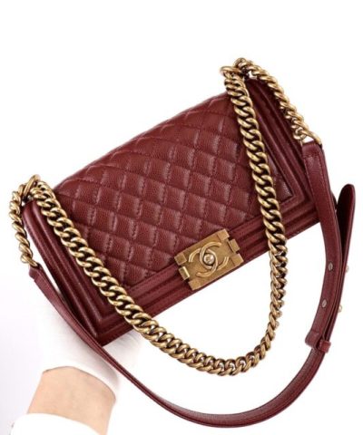 CHANEL Le Boy Red - premium superclone handbag