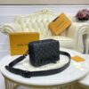 Replica Louis Vuitton Steamer Messenger Black Canvas - premium superclone handbag