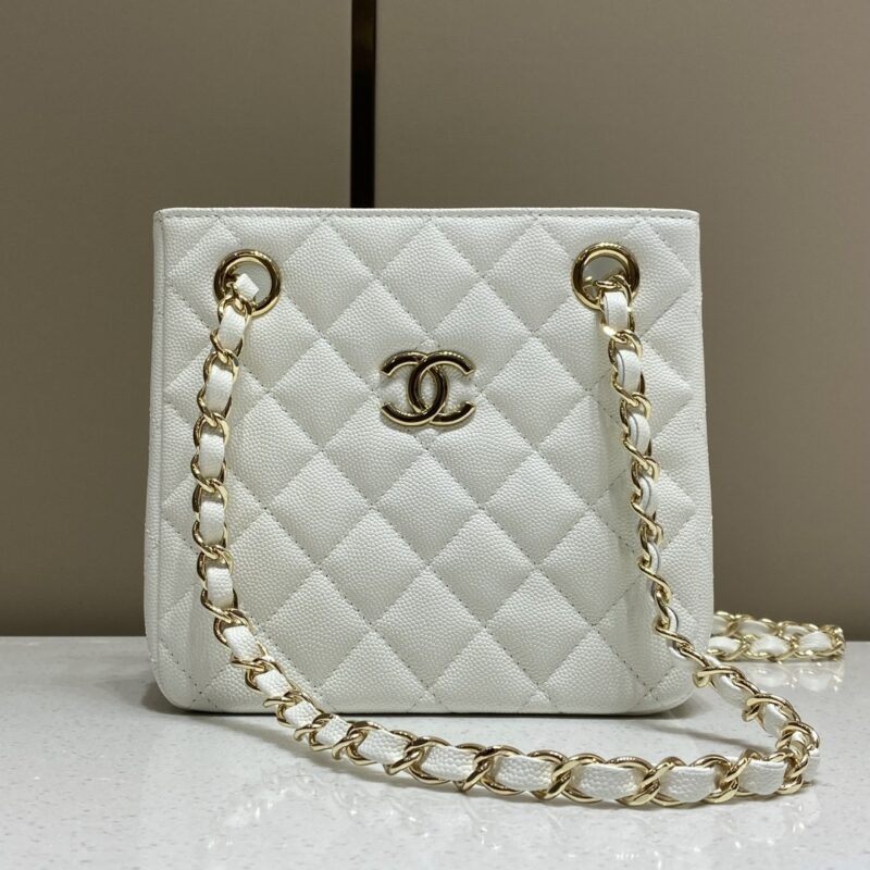 CHANEL 22S Hubo Bag White