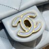CHANEL 22P Enamel Bag Light Blue - high-end replica designer purse