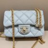 CHANEL 22P Enamel Bag Light Blue - high-quality designer bag dupe
