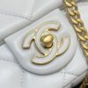 CHANEL 22P Enamel Bag White - top-grade luxury bag dupe