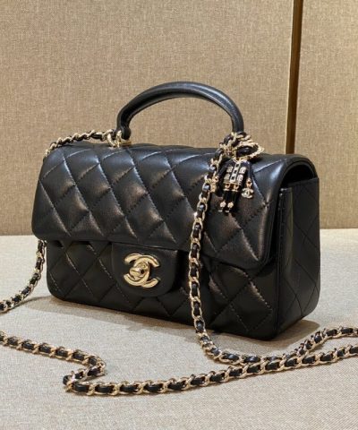 CHANEL CF 20 cm Lion Black - 1:1 premium replica handbag