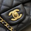 CHANEL CF 20 cm Handle Black - affordable luxury replica bag