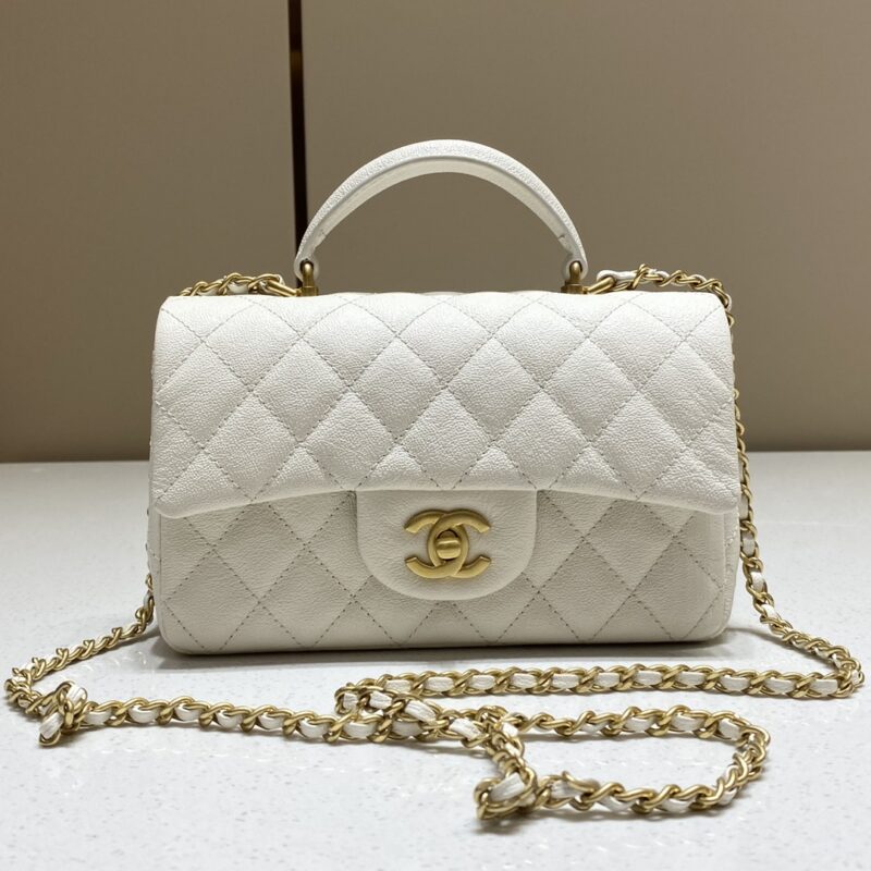 CHANEL CF Handle White