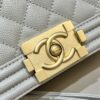 CHANEL Le Boy Grey Gold
