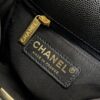 CHANEL Tofu M Bag Black - elite factory replica handbag