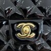 CHANEL Classic Flap 25cm Patent Black - 1:1 premium replica handbag