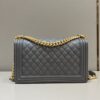 CHANEL Le Boy Large Grey - top-grade luxury bag dupe