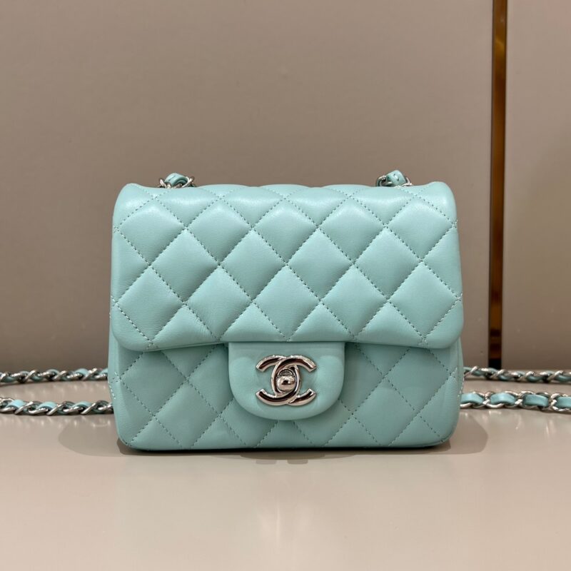 CHANEL Classic Flap 17cm Tiffany - high-end replica designer purse