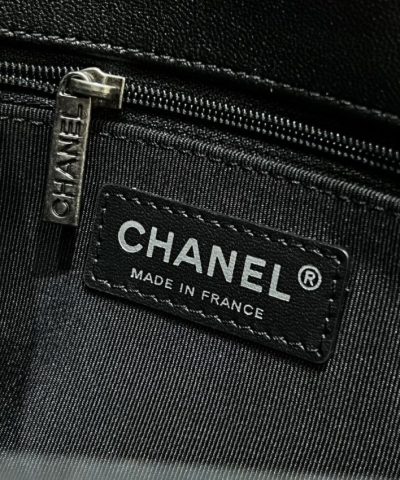 CHANEL Le Boy Large Black Silver - premium superclone handbag