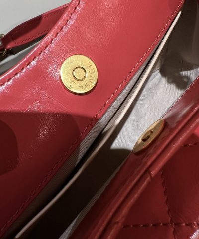 CHANEL Hobo Small Red - high-quality designer bag dupe