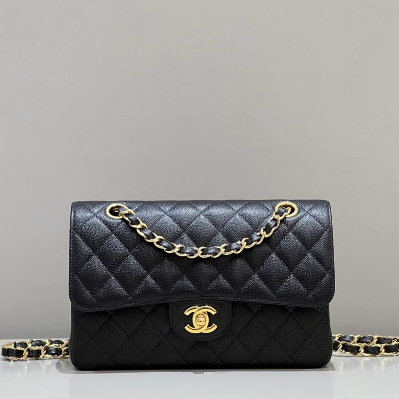 CHANEL Classic Flap 23cm Black Caviar