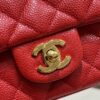 CHANEL Classic Flap 17cm Bright Red