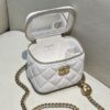 CHANEL 23P Heart Lipstick Bag White - elite factory replica handbag