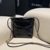 CHANEL 23s Mini Garbage Bag Black - premium superclone handbag