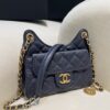 CHANEL 23c Hobo Small Dark Blue