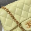 CHANEL 23S Camellia Square Yellow - affordable luxury replica bag