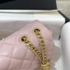 CHANEL 23S Camellia Square Pink - 1:1 premium replica handbag