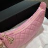 CHANEL 23P Crescent Bag Pink