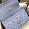 CHANEL Classic Flap 23cm Light Blue - high-quality designer bag dupe
