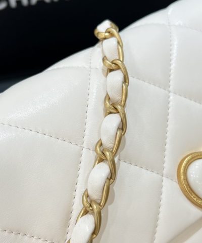 CHANEL 23s Love Enamel Flip Bag Pink - premium superclone handbag