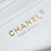 CHANEL CF 20 cm Handle White - affordable luxury replica bag