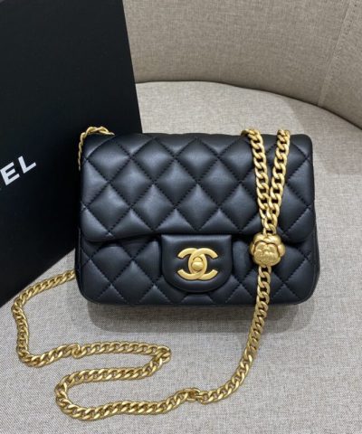 CHANEL Camellia Flap Black - premium superclone handbag