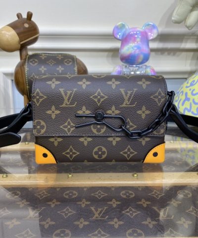 Replica Louis Vuitton Steamer Wearable Wallet Brown&Yellow - 1:1 premium replica handbag