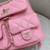 CHANEL 23A Backpack Small Pink - designer handbag clone
