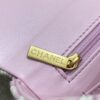 CHANEL Tweed Handle Crush Small Purple - premium superclone handbag