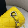 CHANEL Classic Flap 17cm Bright Yellow