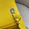 CHANEL Classic Flap 17cm Bright Yellow - 1:1 premium replica handbag